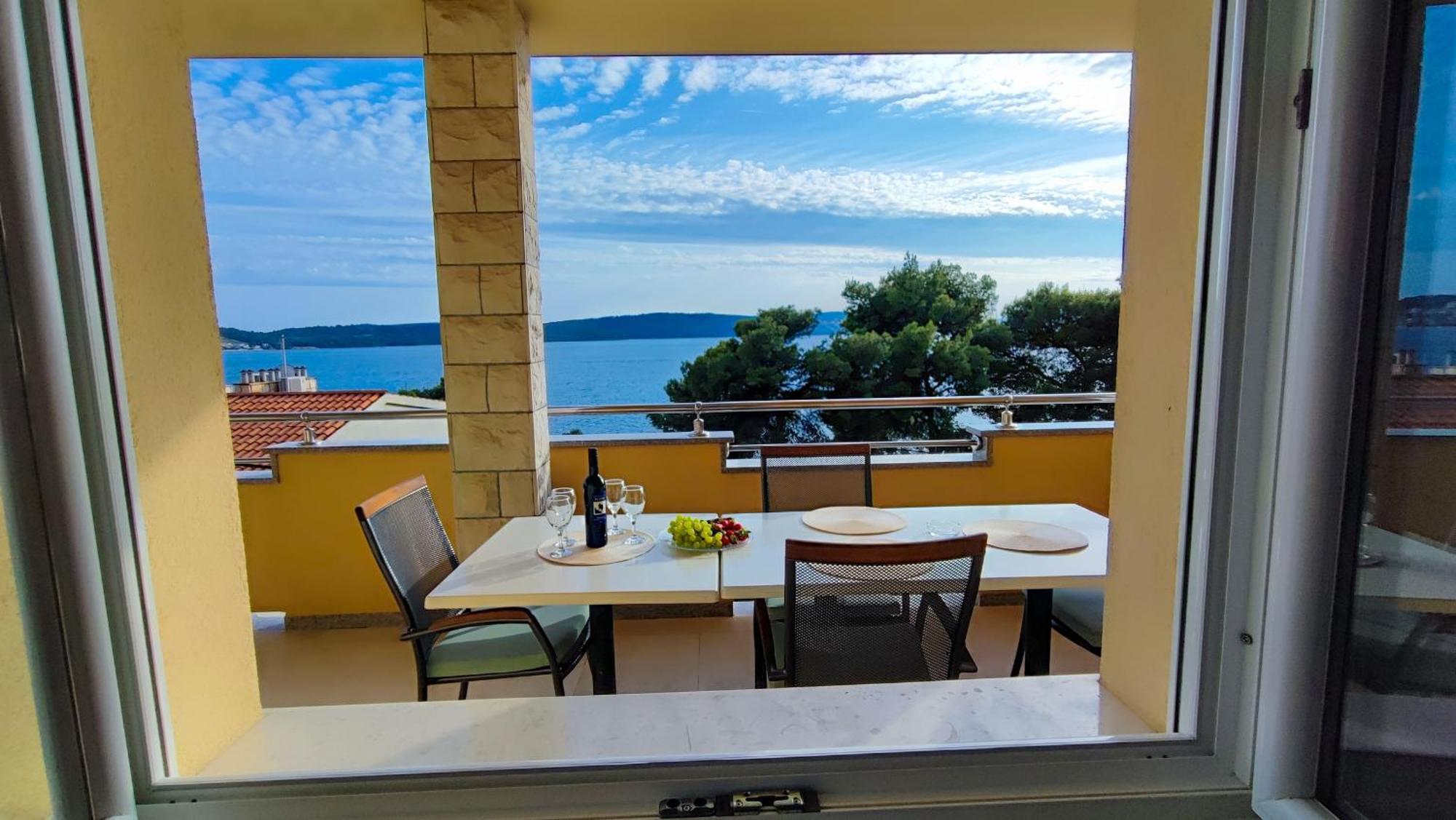 Villa Penava, Private Beach, Pool And 7Min To Trogir Zimmer foto